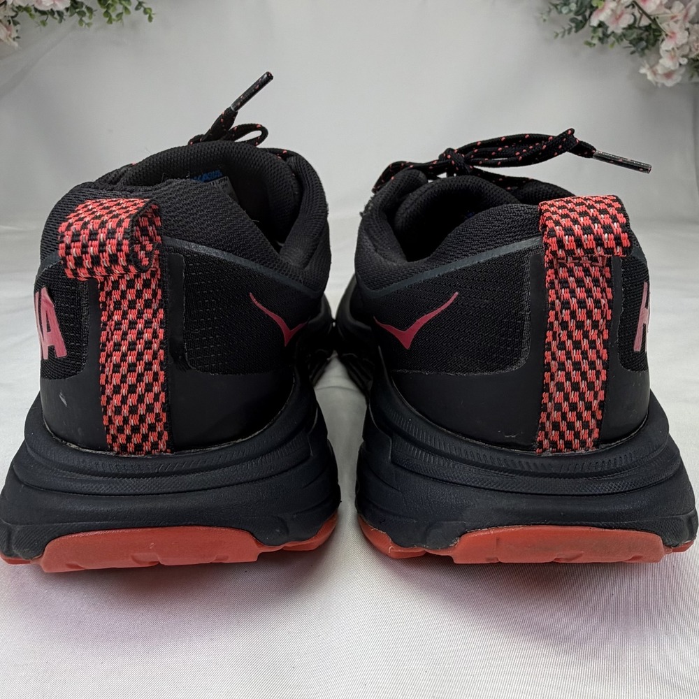 Hoka Challenger ATR 6 GTX Womens Trainers Black Gore-Tex Trail Running Shoe | 9B - Picture 3 of 6